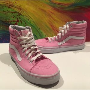 PINK SK8 HI VANS ALMOST PERFECT CONDITION SZ 10